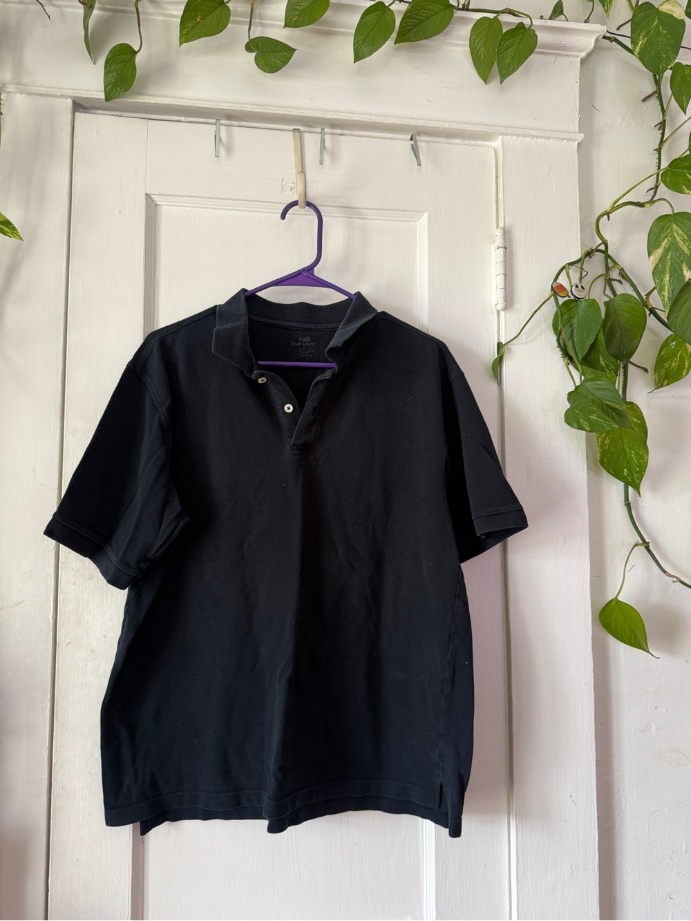 Foot Locker size S Black Short-Sleeve Polo